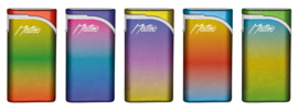 Aansteker met Jetflame vlam Metal Case rainbow