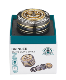 Champ High Grinder bling-bling Leaf Smiley Ø 50mm