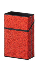 Pushbox 20st Glitter rood