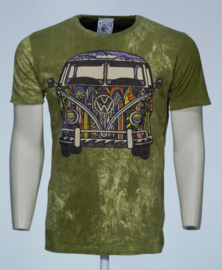 No Time T-Shirt VW Bus Groen