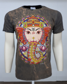 No Time T-Shirt Ganesha Brown