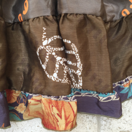 Zijden zomerrokje BOHO style 4