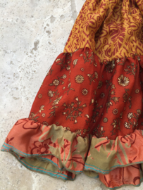 Zijden zomerrokje BOHO style A4