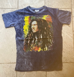 No Time T-shirt Bob Marley Blauw