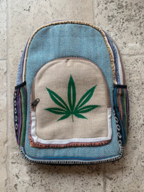 Hennep rugzak Green Leaf