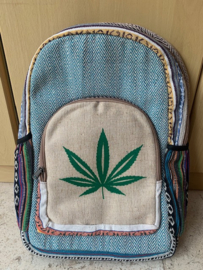 Hennep rugzak Green Leaf