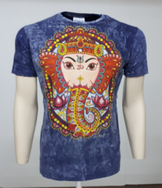 No Time T-Shirt Ganesha D Blue