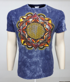 No Time T-Shirt Mandala D Blue