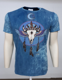 No Time T-Shirt Indian Style Blue