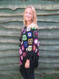 Kleurige Poncho