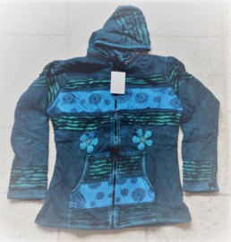 Blue Flower Nepal vest