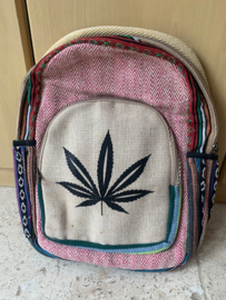 Hennep rugzak groot Black Leaf