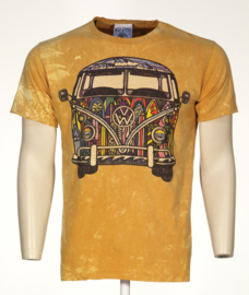 No Time T-Shirt VW Bus Geel