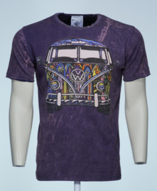 No Time T-Shirt VW Bus Paars