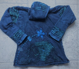 Blue Flower Nepal vest