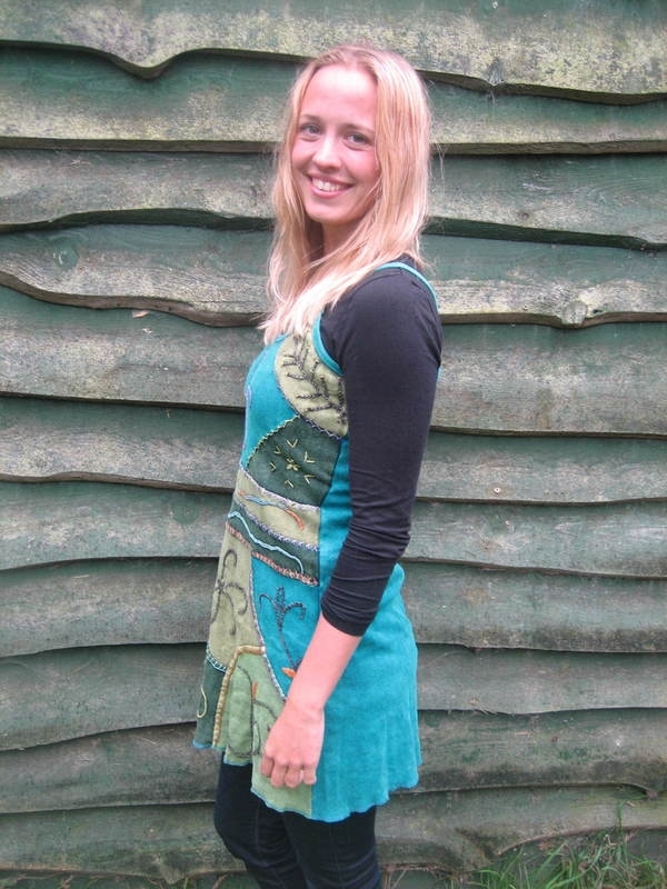 Didi Jurk Blue Katoenen jurken en tunieken Kleding Nepal
