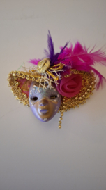 Venetiaan masker broche ( klaphoed)