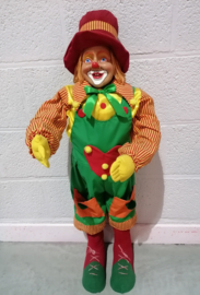 Grote clown van 80 cm hoog