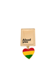 badge/broche hart alaaf you