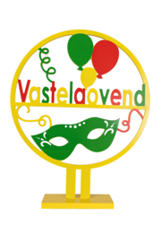 Houten cirkel Vastelaovend ( levertijd 1-3 dagen )
