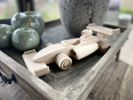 Formule 1 auto van hout - ook mogelijk met eigen naam - cadeau - F1