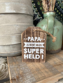 Houten hanger papa