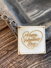Sleutelhanger Happy Valentines day