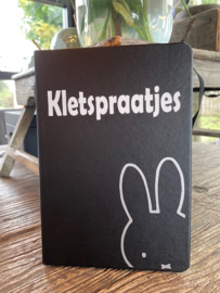 Notitieboekje Kletspraatjes met konijntje