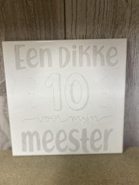 Tegeltje meester