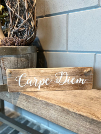 Tekstbord Carpe Diem