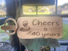 Broodplank Cheers to 40 years