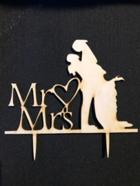 taarttopper Mr en Mrs 1