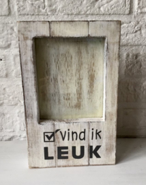 Fotolijstje vind ik leuk antique white