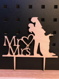 taarttopper Mr en Mrs 1