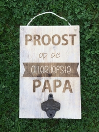 Tekstbordje allerliefste papa