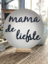 Muurcirkel  Mama de liefste