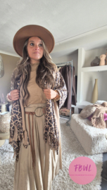 Poncho cape print