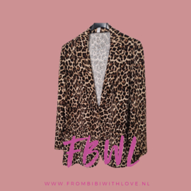 Leopard blazer