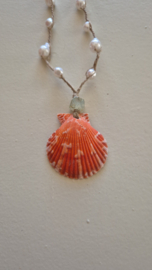 Isla Ibiza ketting shell/parels
