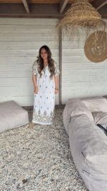 Ibiza vibe  los model dress green