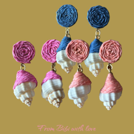 Isla Ibiza oorbel colour shell