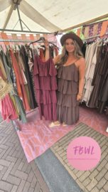 Stroken jurk
