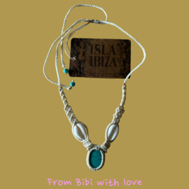 Isla Ibiza ketting turquoise steen