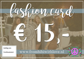 Fashion card 15 euro