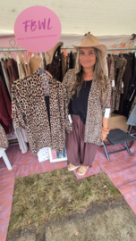 Leopard shirt/kimono
