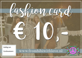 Fashion card 10 euro
