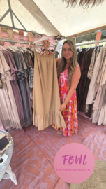 Dress caramel