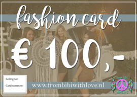 Fashion card 100 euro