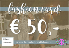 Fashion card 50 euro