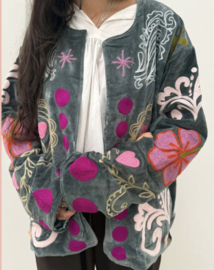 Velvet jacket you are loved